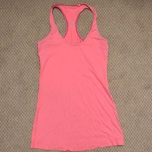 Lululemon Peach Overlay Tank